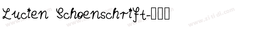 Lucien Schoenschrift字体转换